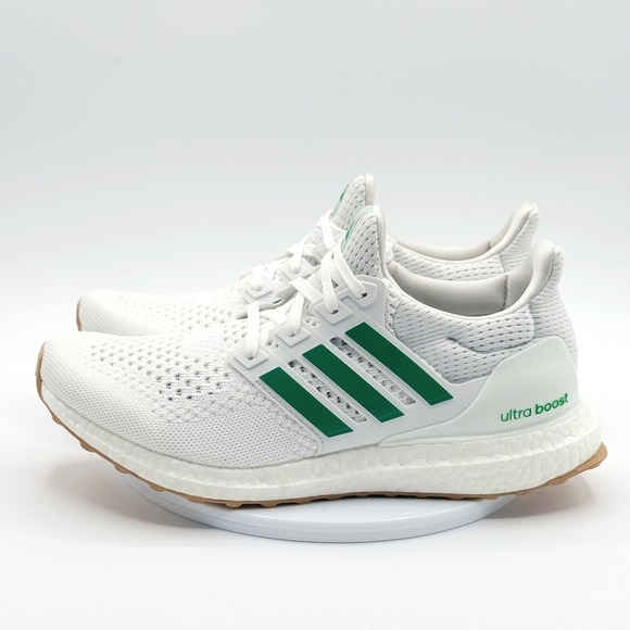 Adidas Ultraboost 1.0 Running Shoes Size 9 Womens White Green Gum JH2910 - Picture 3 of 10